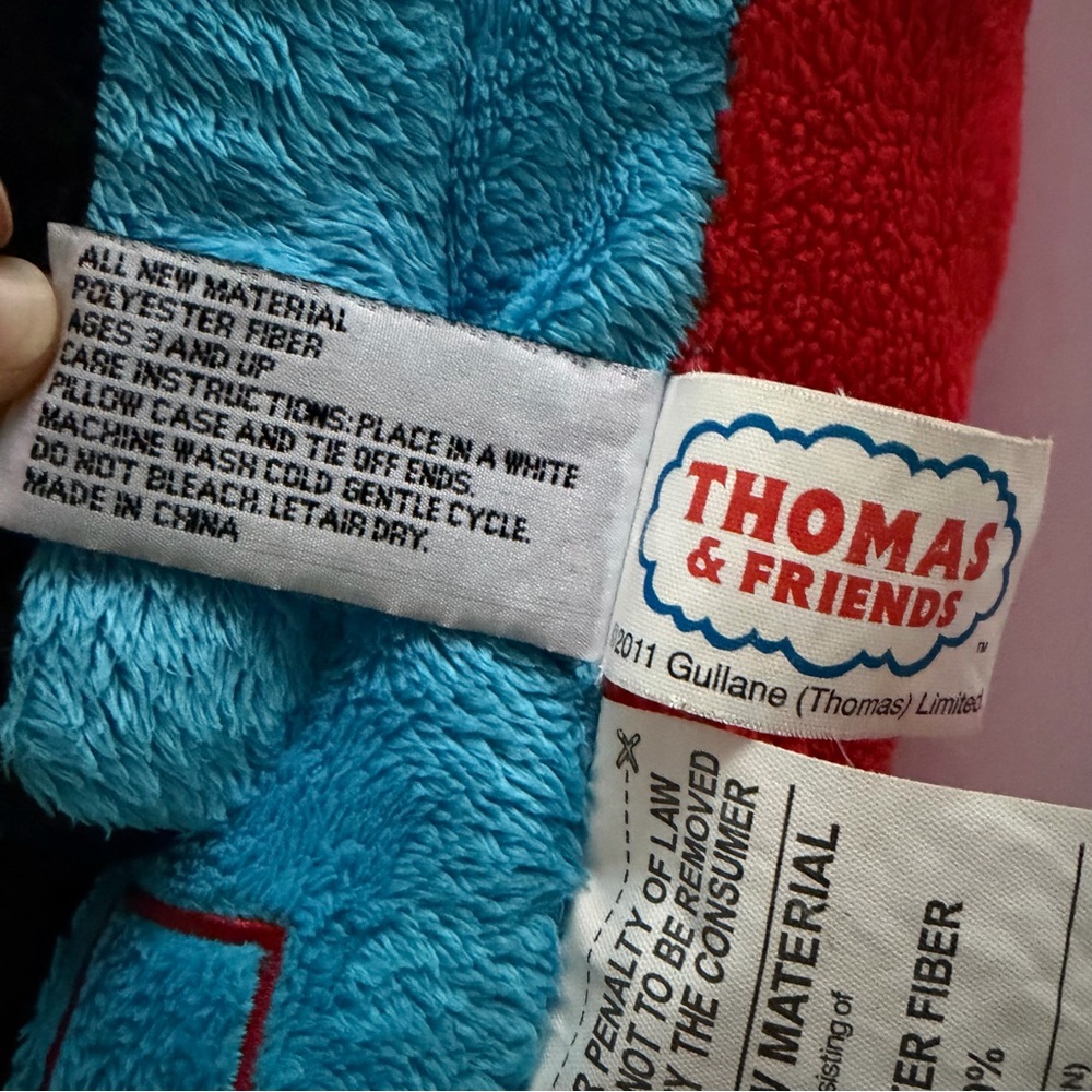 Pillow Pets Pee-Wees Thomas The Tank Engine Train‎ Plush Pillow 13 X 11 Stuffed - Picture 13 of 15